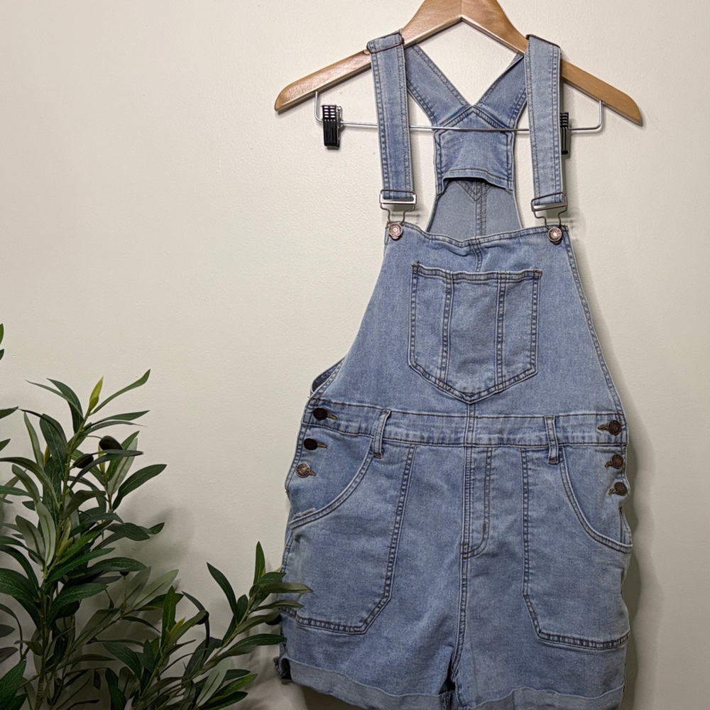 Denim Blue Women's Overalls